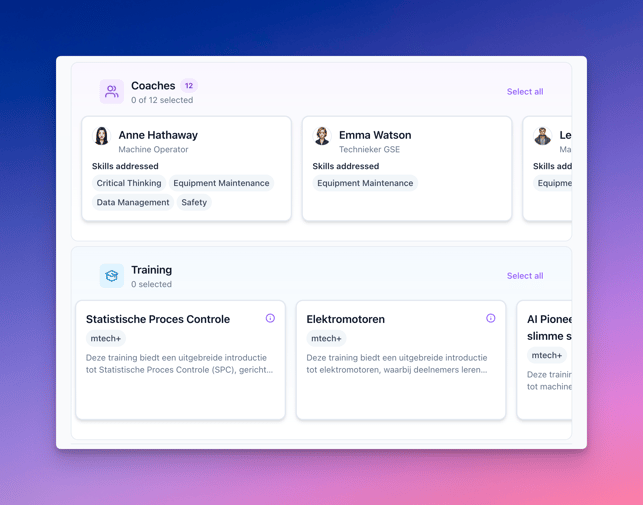 Coaches and educations